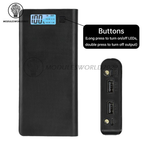 18650 battery box lcd mobile - 8*18650,