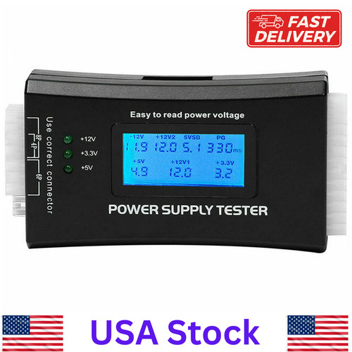 Tester alimentatore lcd - alimentatore, 20+4